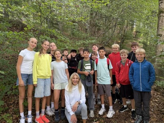 Klassenfoto B1c auf Schulreise